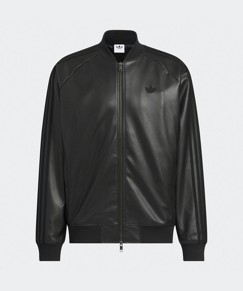 adidas（アディダス） ブルゾン アウター フェイクレザースリー