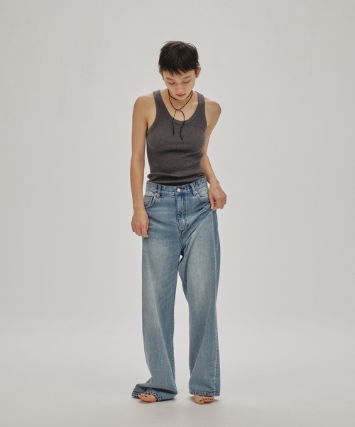 「TODAYFUL」 デニムパンツ 25inch ブラック レディース_画像3