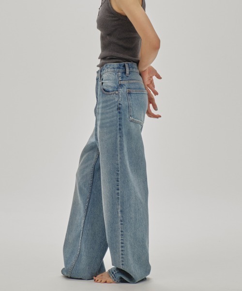 「TODAYFUL」 デニムパンツ 25inch ブラック レディース_画像4