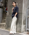 ワイドパンツ スウェットパンツ ジャージ 「W...の詳細画像3
