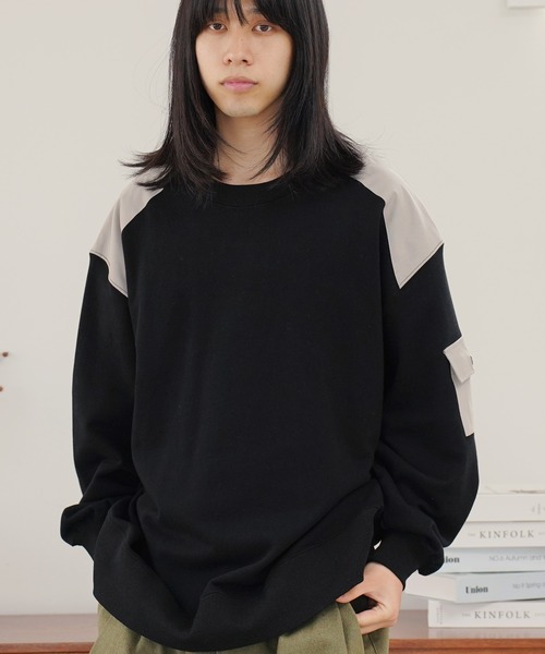 「GERRY」 「airtokyo」スウェットカットソー MEDIUM ブラック メンズ_画像6