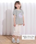 tシャツ 「お揃い」モチーフパッチ刺しゅうリボ...の詳細画像2