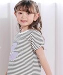 tシャツ 「お揃い」モチーフパッチ刺しゅうリボ...の詳細画像3