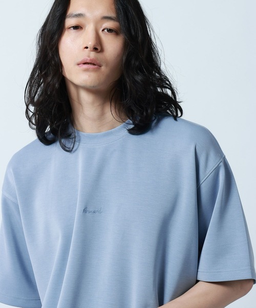 RAGEBLUE（レイジブルー） tシャツ 「LUXURY+EASY」DRAPE CREW NECK
