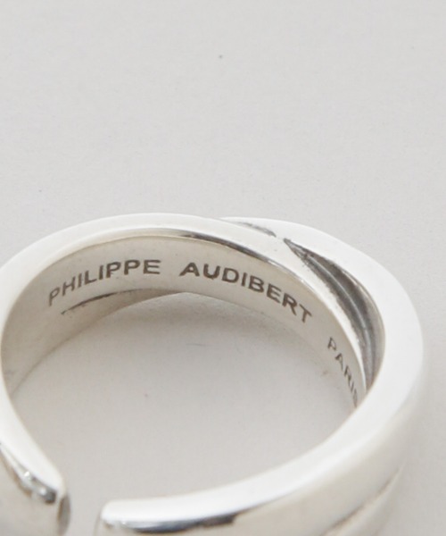 「PHILIPPE AUDIBERT」 リング FREE シルバー レディース_画像6