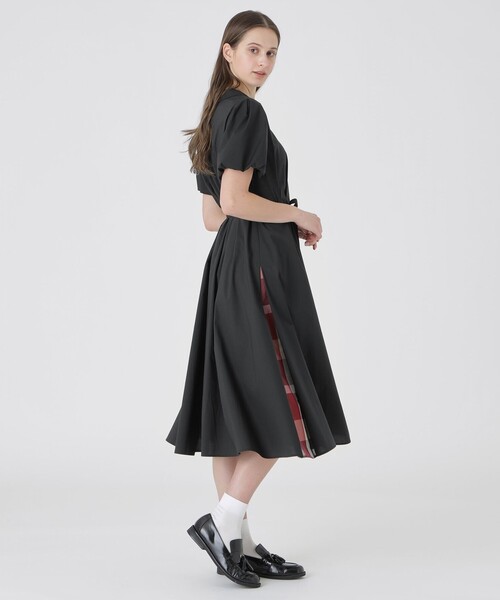 ワンピース バルーンスリーブシャツドレスの画像