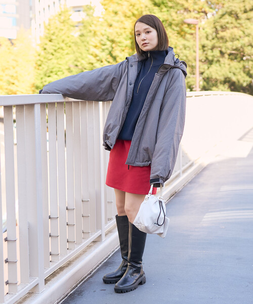 「FREAK'S STORE」 中綿ブルゾン MEDIUM グレー レディースの画像