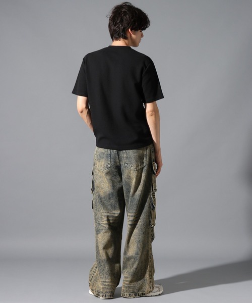 LAND MUSEUM ヘンリーネック tシャツ LAND MUSEUM／ゴシックロゴ