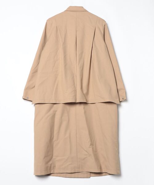 「Demi-Luxe BEAMS」 「ELIN」トレンチコート 38 ベージュ レディース_画像2