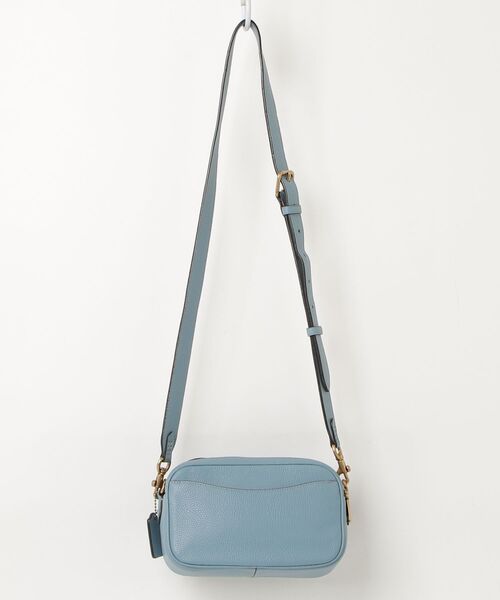 美品コーチショルダーバッグ COACH（コーチ） ショルダーバッグ フリ- ブルー系その他 レディース