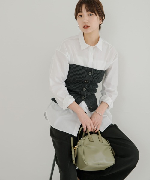 「THOMAS MASON」 長袖シャツ FREE ブルー レディース_画像6
