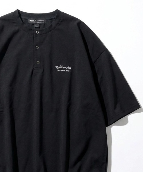 Mark Gonzales（マークゴンザレス） ヘンリーネック uvカット tシャツ