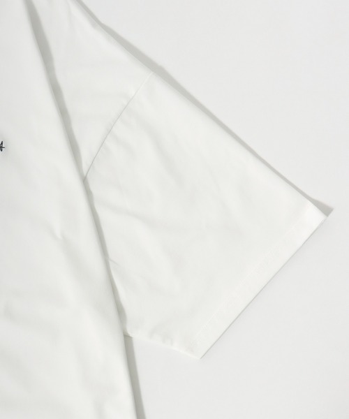 ヘンリーネック tシャツ 2026SS Mark Gonzale/マークゴンザレス オーバーサイズ ワンポイントロゴ刺繍 ドローコード付 ヘンリーネックTシャツ | Mark Gonzales | 13