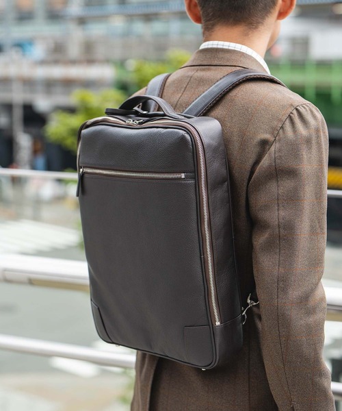 「GUIONNET」 2WAYバッグ ONE SIZE ダークブラウン メンズ | GUIONNET