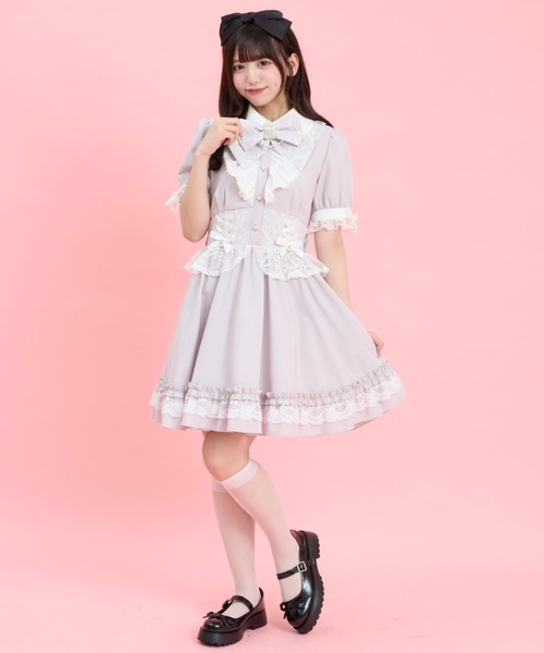 Secret Honey（シークレットハニー） ワンピース 夏 半袖 コルセット風
