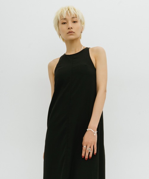 HANNE ワンピース カップインアメスリロングワンピース : ZOZOTOWN