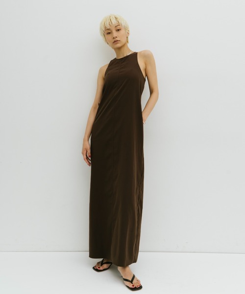 HANNE ワンピース カップインアメスリロングワンピース : ZOZOTOWN