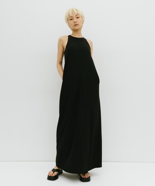 HANNE ワンピース カップインアメスリロングワンピース : ZOZOTOWN