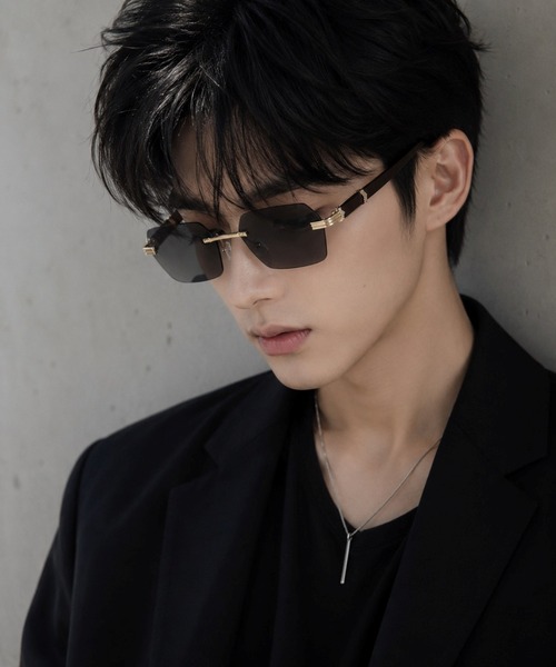 Bling Leads サングラス 「Bls」「ZA」「Bling Leads」韓国風デザイン
