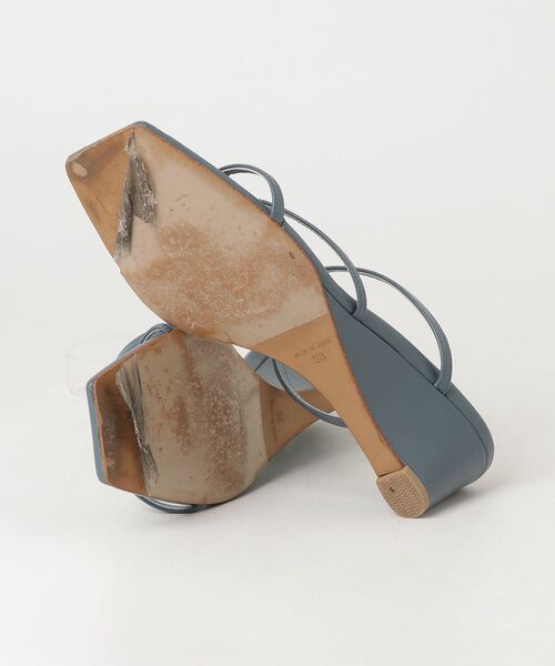 「HEWN」 ヒールサンダル 38 ブルー レディース_画像3
