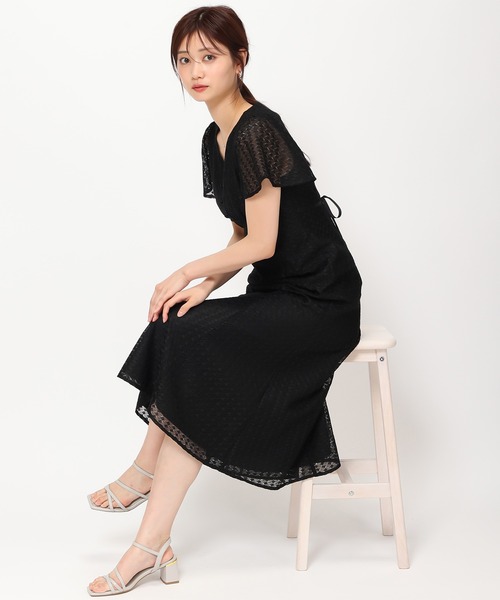 「MISCH MASCH」 半袖ワンピース M ホワイト レディース_画像6