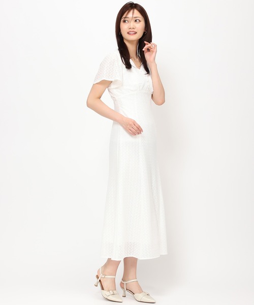 「MISCH MASCH」 半袖ワンピース M ホワイト レディース_画像8