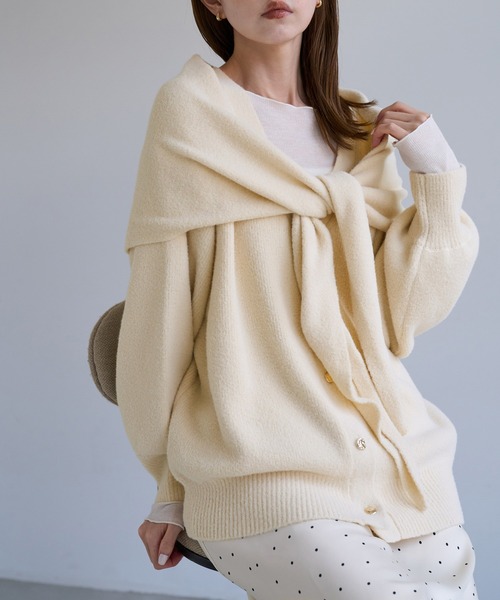 美品 フォクシー ショート丈 カーディガン Ｖネック コットン 洗える 五分袖 ROPE' PICNIC（ロペ ピクニック） カーディガン 「ちゃんと＋かわいい