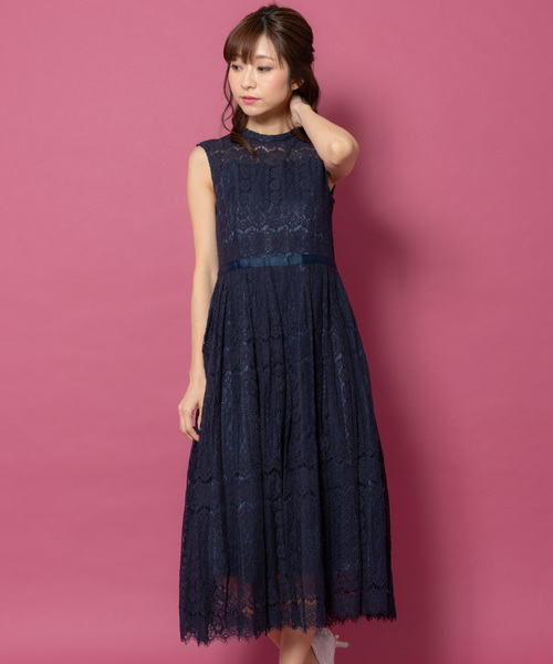 ドレス 総レースハイネックワンピース 9r04 Zozotown Paypayモール店 通販 Paypayモール