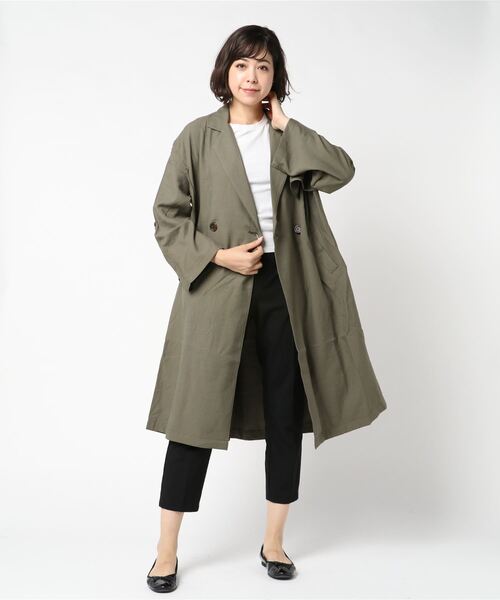STYLEBLOCK トレンチコート コート ファイユビッグシルエット