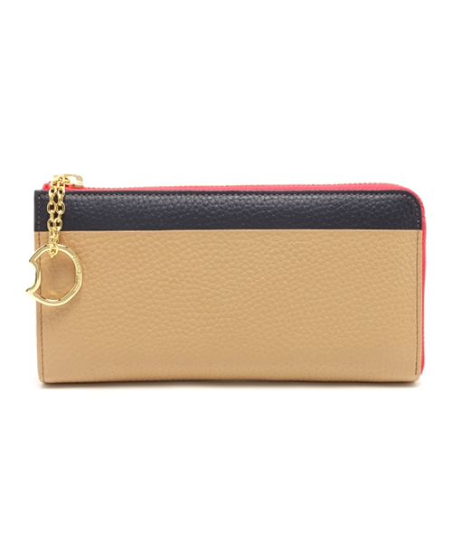 【ツモリチサト】carry★シュリンクコンビ薄型長財布ベージュ新品 tsumori chisato CARRY（ツモリチサトキャリー） ツモリチサト 財布 長