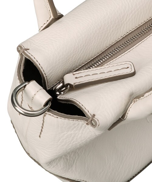 HIROFU（ヒロフ） ハンドバッグ 「デュオ」レザーハンドバッグ S 2WAY