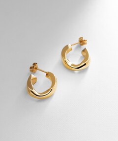 ピアス シルバー チェーンピアス カーブチェーンシングル GP レディース