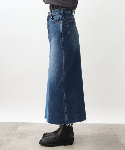 grove（グローブ） スカート 別注リメイク風デニムスカート「Wrangler