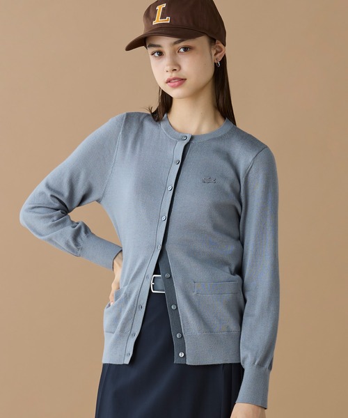 LACOSTE（ラコステ） カーディガン ウォッシャブルウールニット