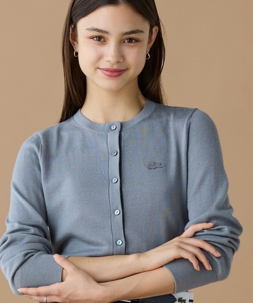 LACOSTE（ラコステ） カーディガン ウォッシャブルウールニット