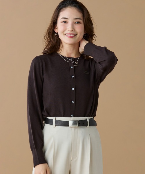 LACOSTE（ラコステ） カーディガン ウォッシャブルウールニット