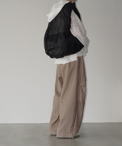 chuclla（チュクラ） ダウンベスト ベスト ラウンドボリューム ダウン