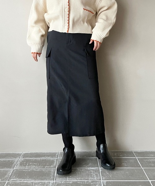 LOWRYS FARM（ローリーズファーム） ロング スカート ベルトツキサイド