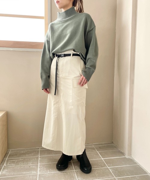 LOWRYS FARM（ローリーズファーム） ロング スカート ベルトツキサイド