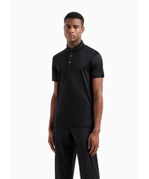 新品未使用　ポロシャツ 「エンポリオ アルマーニ」リヨセル混紡ジャージー メンズ EMPORIO ARMANI ポロシャツ 「エンポリオ アルマーニ