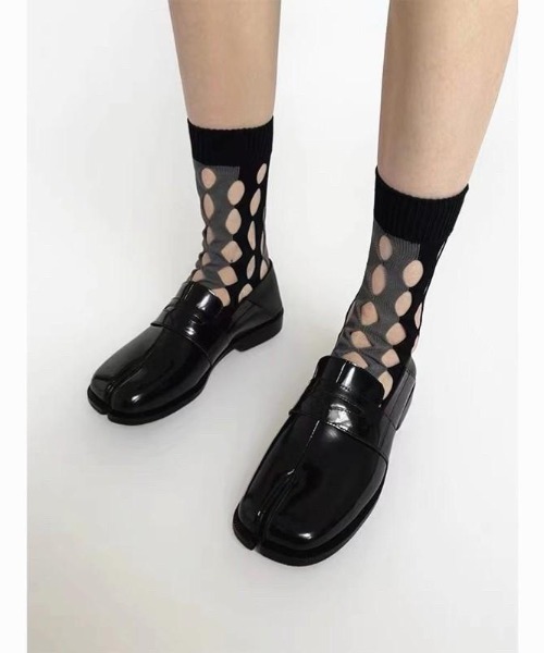 ALMO 靴下 メッシュデザインソックス(BQ) レディース : ZOZOTOWN
