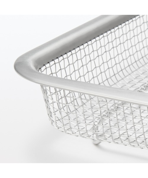 SHIN-ETSUステンレス製メッシュトレーセット 無印良品（MUJI） キッチン ステンレスメッシュトレー・大 約幅27
