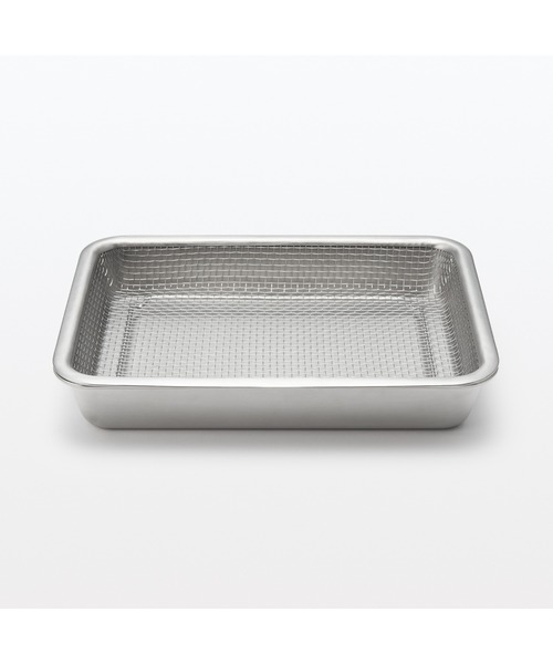 無印良品（MUJI） キッチン ステンレスメッシュトレー・大 約幅27