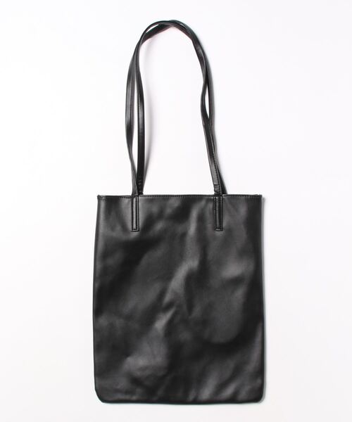 polka polka（ポルカポルカ） トートバッグ 合皮フラットトート A4収納