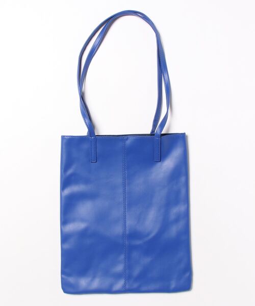 polka polka（ポルカポルカ） トートバッグ 合皮フラットトート A4収納