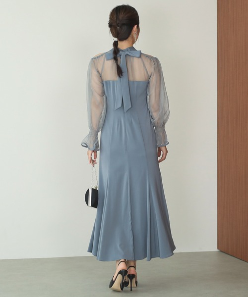 「kana」 長袖ワンピース M ブラウン レディース_画像10