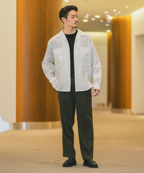 417 EDIFICE（フォーワンセブンエディフィス） シャツ NORMANDY LINEN