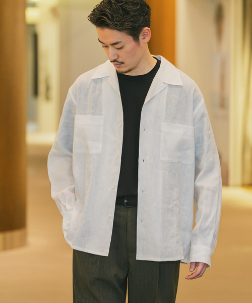 417 EDIFICE（フォーワンセブンエディフィス） シャツ NORMANDY LINEN