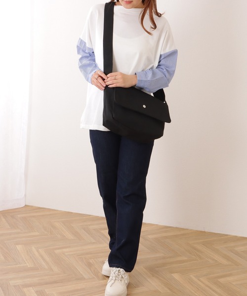 Lace Ladies ショルダーバッグ バッグ フラップ付き スクエア