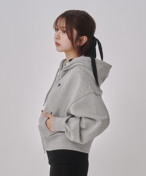 codegraphy（コードグラフィー） パーカー (WOMAN) WAVE LOGO CROP